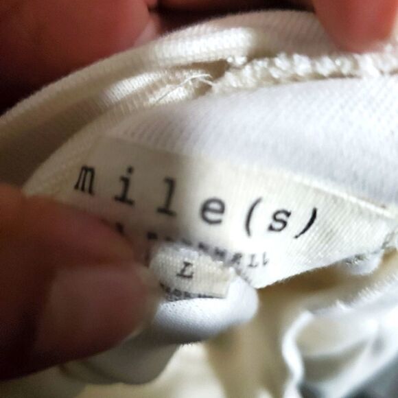 Miles by Madewell Cream Sweater Top Size Large - Picture 5 of 5